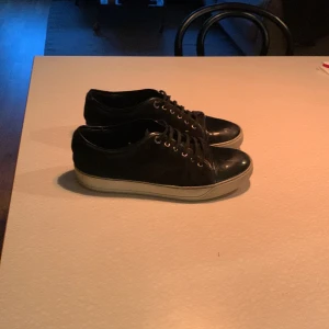 Lanvins - Lanvins i strk 43/44 dem är bra skick skulle säga 7/10 kanske. Box och dustbag medföljer ej. Pris går att diskutera