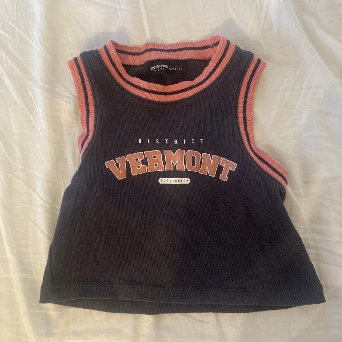 Marinblått linne - 90