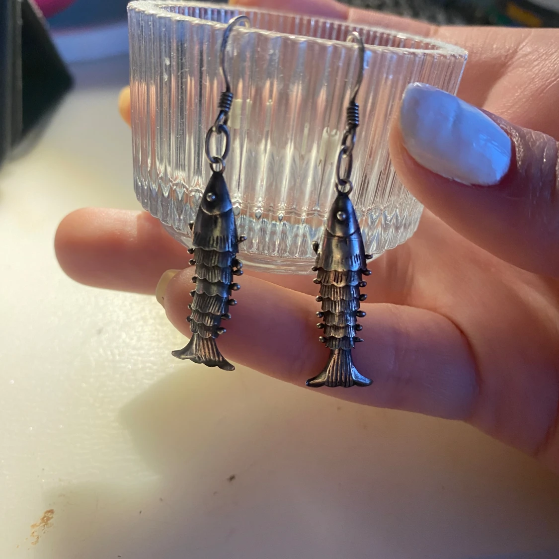 Äkta silver örhängen