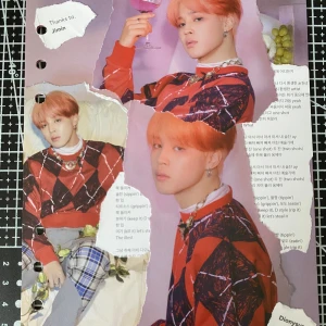 Jimin binder cover  - A5 cover, dubbel sidig, fint skick, 60kr + frakt 