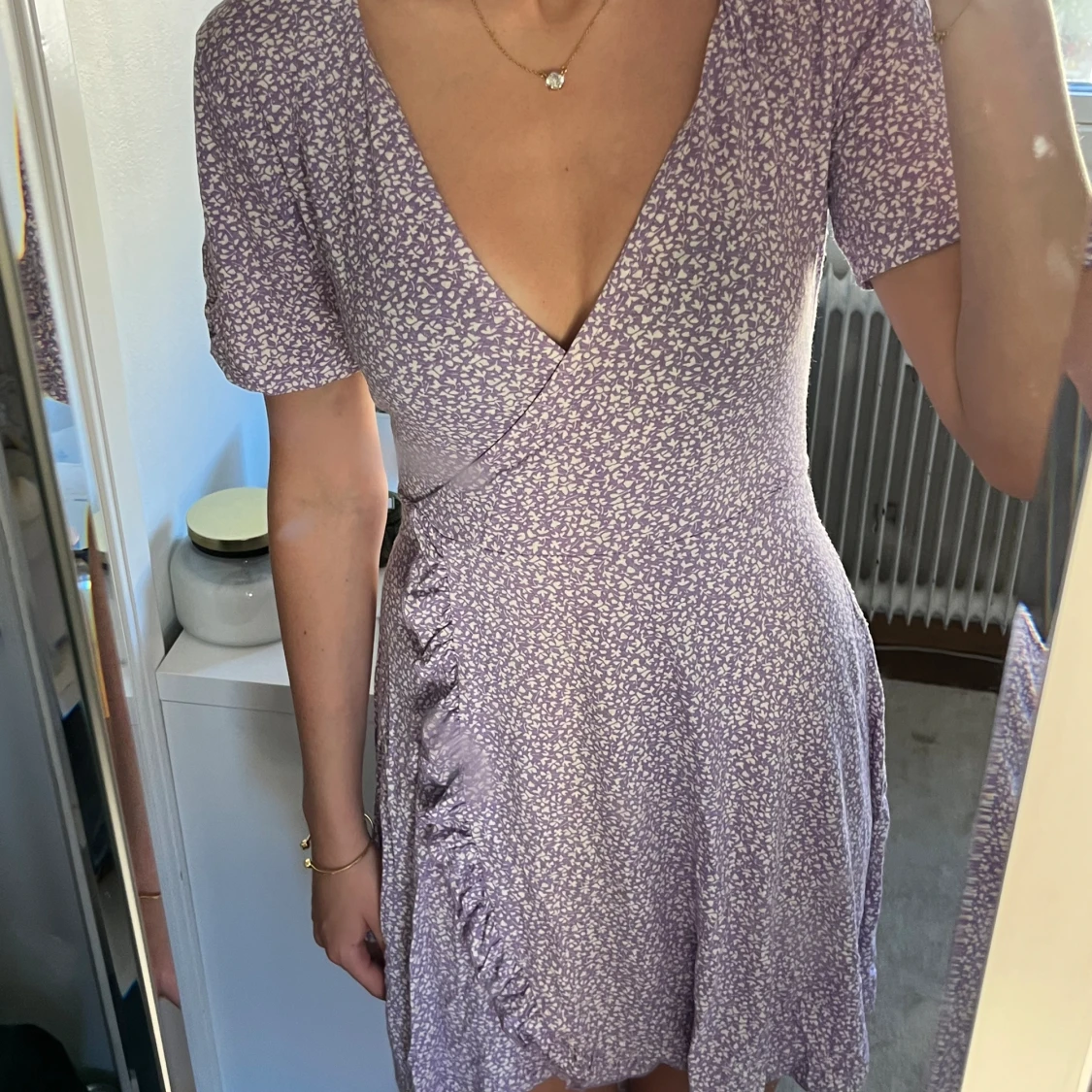 Blommig klänning - 90