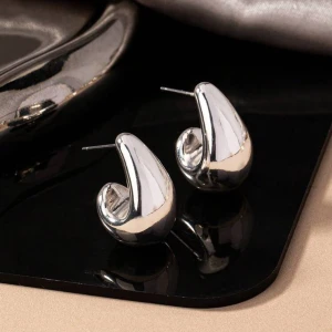 Silver örhängen - Använt några få gånger men tycker inte dom passar mig och därför säljer jag dom. (Lånad bild)