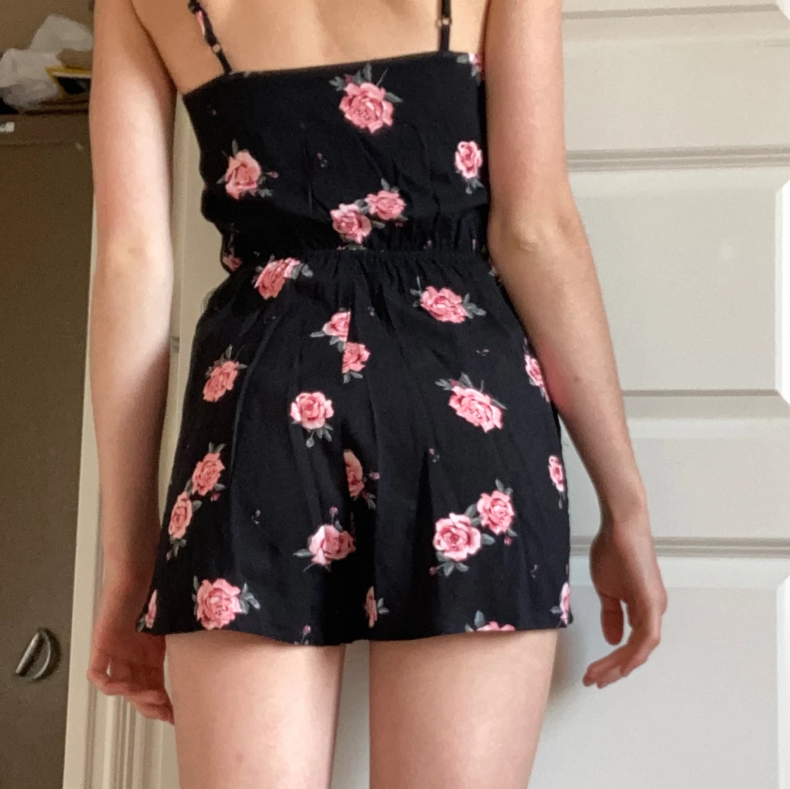 Blommig shorts klänning - 91