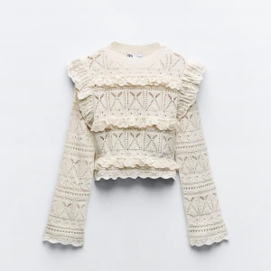 Virkad zara topp  - Perfekt till sommarkvällar, superbra skick!💞💞