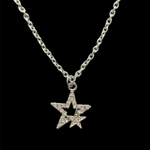Silver stjärn halsband  - Ett halsband med stjärna på