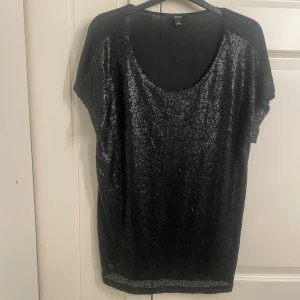 glittertröja - lång glitter tröja