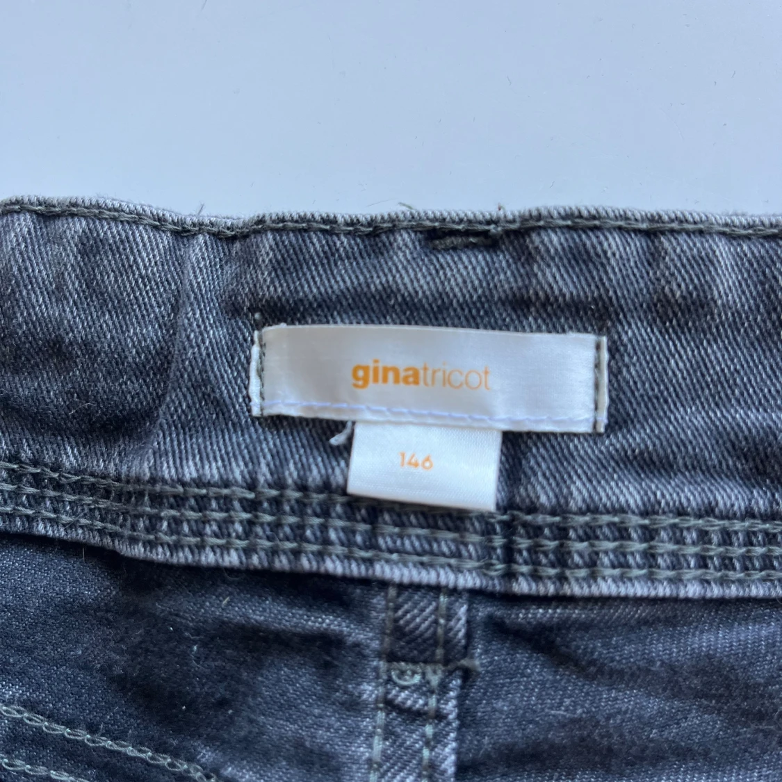 Mörkgrå flare pocket jeans - 91