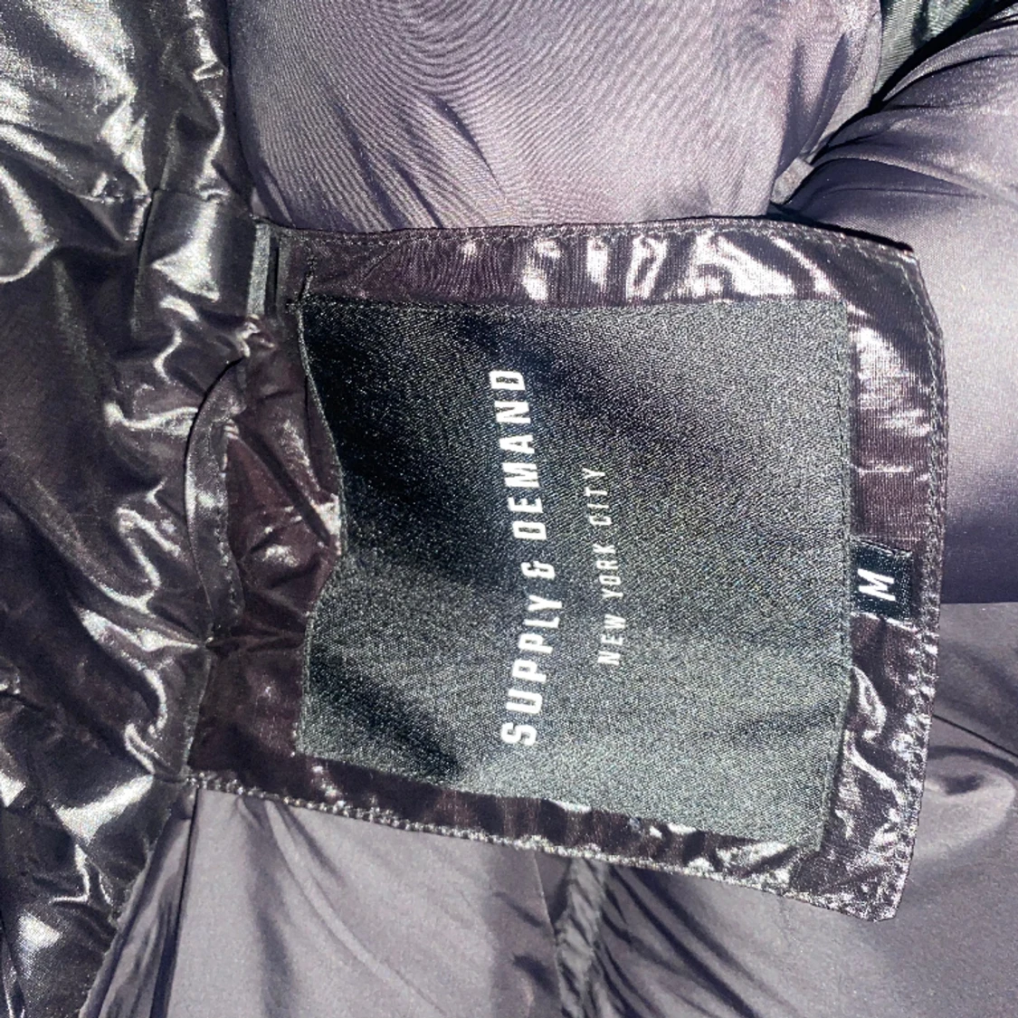 Shiny puffer jacket - 91