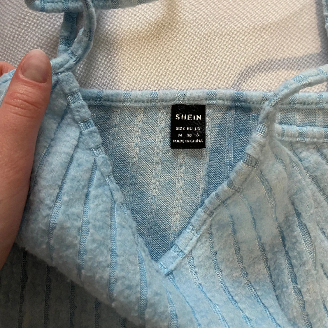 Blå mysigt linne - 91