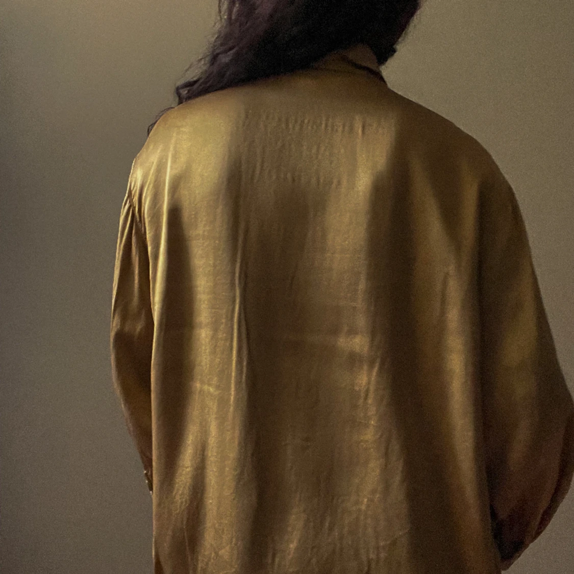 Vintage Button Down Shirt With Stitched Trim Detail - 93