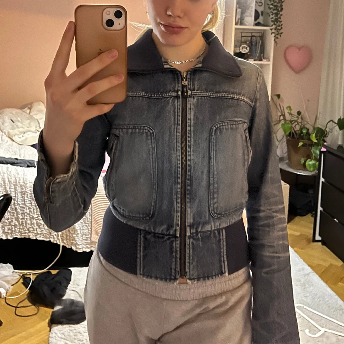 Jeansjacka bikbok  - 91