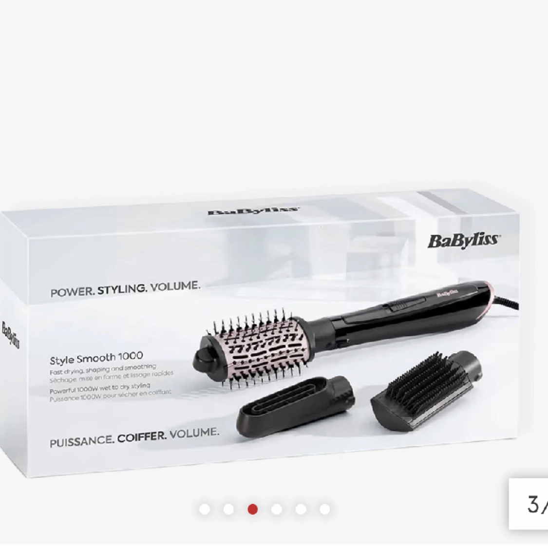 Värme&styling borste mm, från Babyliss  - 90