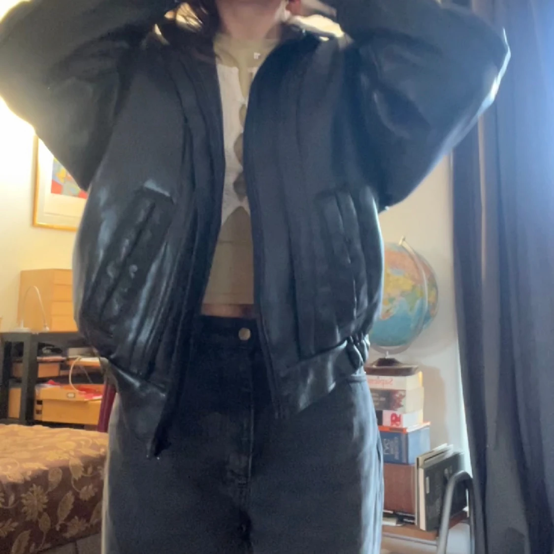 Skinnjacka oversize  - 90