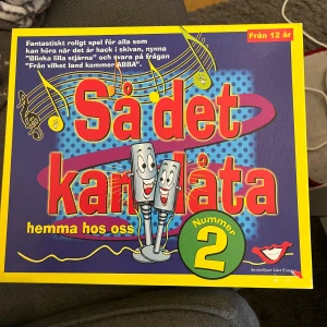 sällskapsspel ”så det kan låta”  - Nytt sällskapsspel.  Endast öppnad.  Allt finns med. 