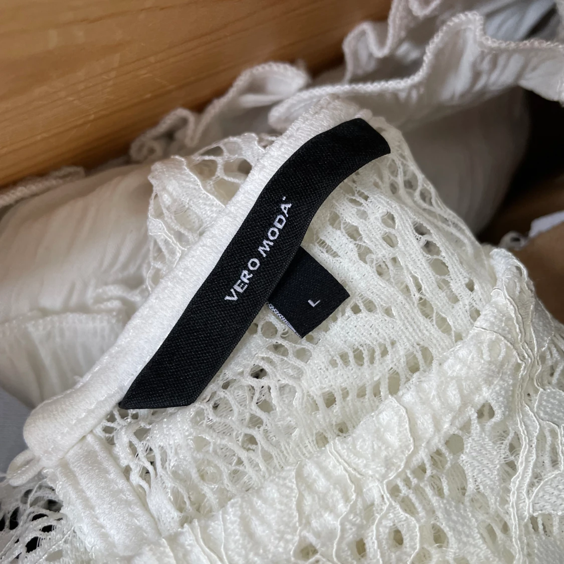 Vitt Spetsblus  - 91