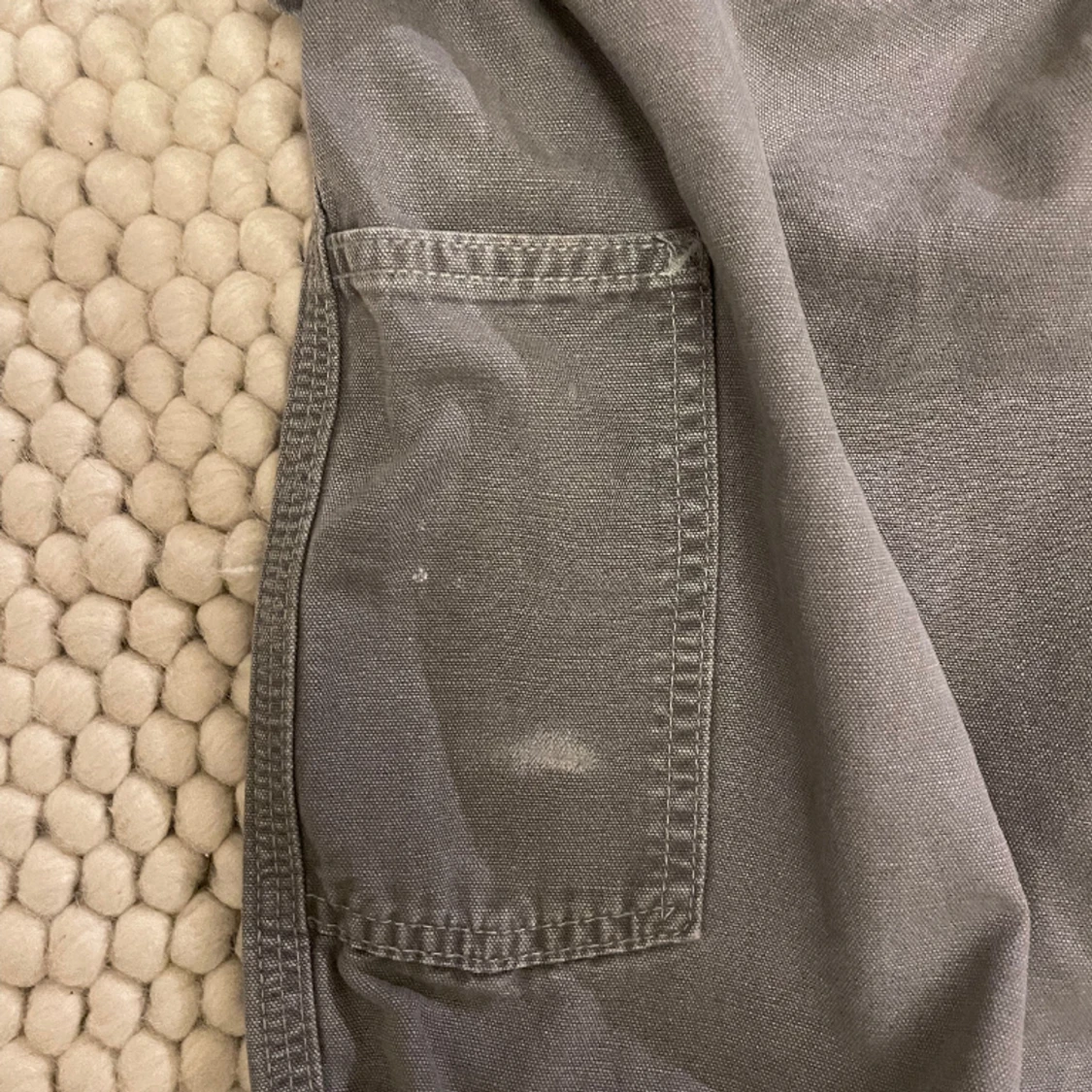 Grå cargo byxor - 91