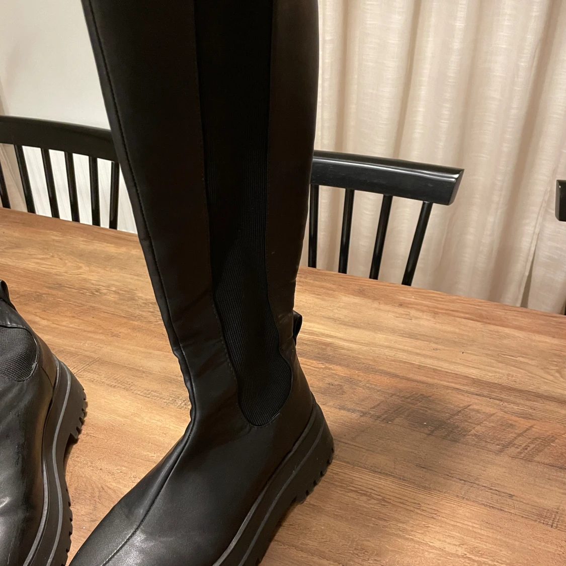Höga stövlar overknee boats  - 90