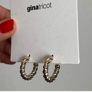 Guldiga örhängen från Gina Tricot! Aldrig använda 