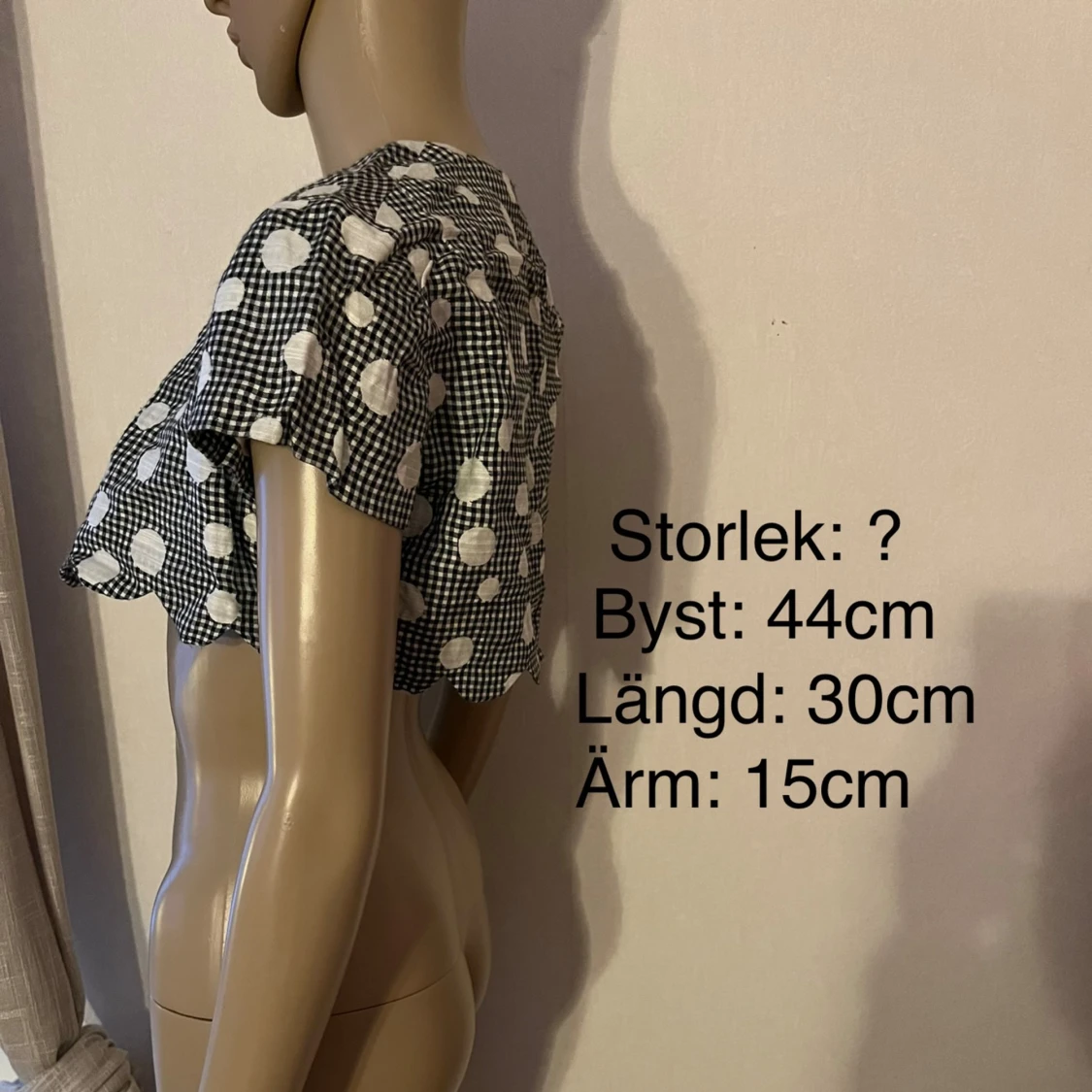 Kofta bolero prickig retro vintage 40-tal 50-tal 60-tal  - 91