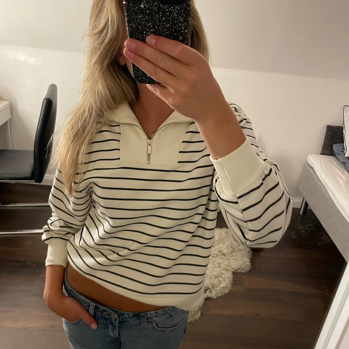 Zipup zara tröja  - 90