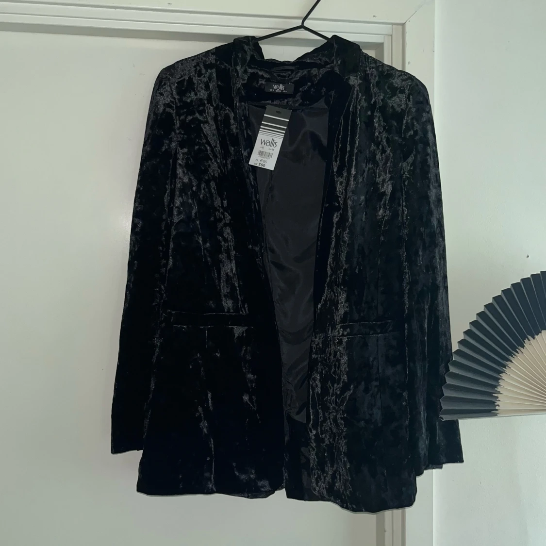 Kavaj i krossad sammet