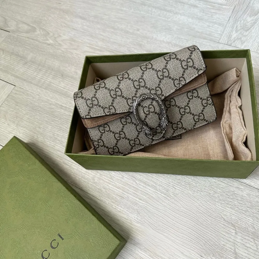 Helt ny Gucci Dionysus GG Supreme Super Mini-väska. Laukut & Käsilaukut.