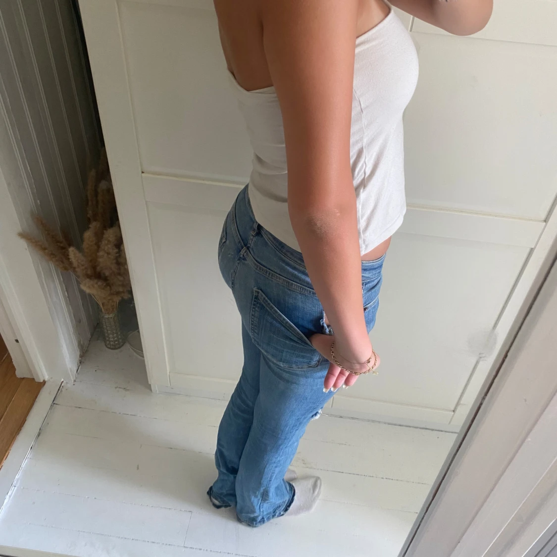 Lågmidjade jeans  - 91