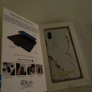 Ideal of Sweden skal - Marmor skal från ideal of sweden, oöppnad med klisterlappar kvar  Passar iPhone X/Xs