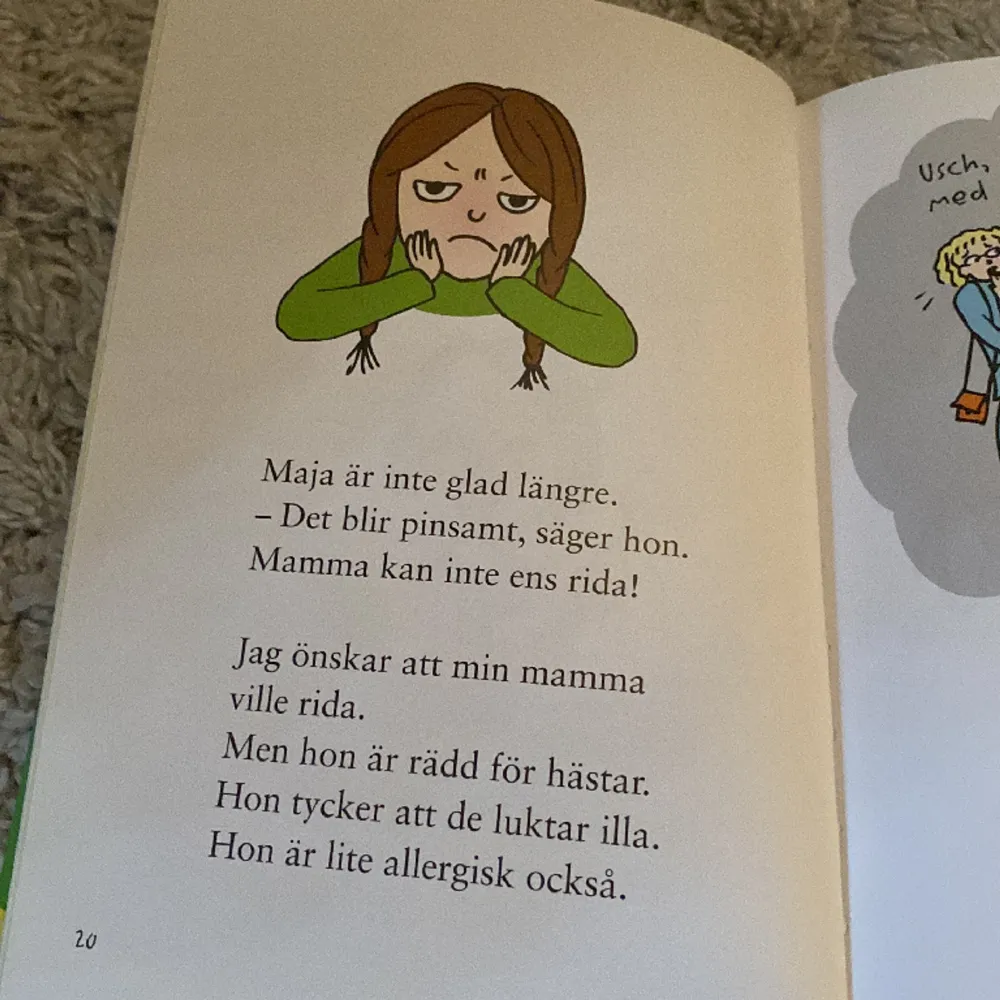 En bok med ganska stora bokstäver och bra för nybörjar läsare. Har aldrig används till att läsa eller något annat. Kostar 30kr . Vid intresse,hör av dig. Köparen ansvarar kostnaden för frakten.👍. Böcker.