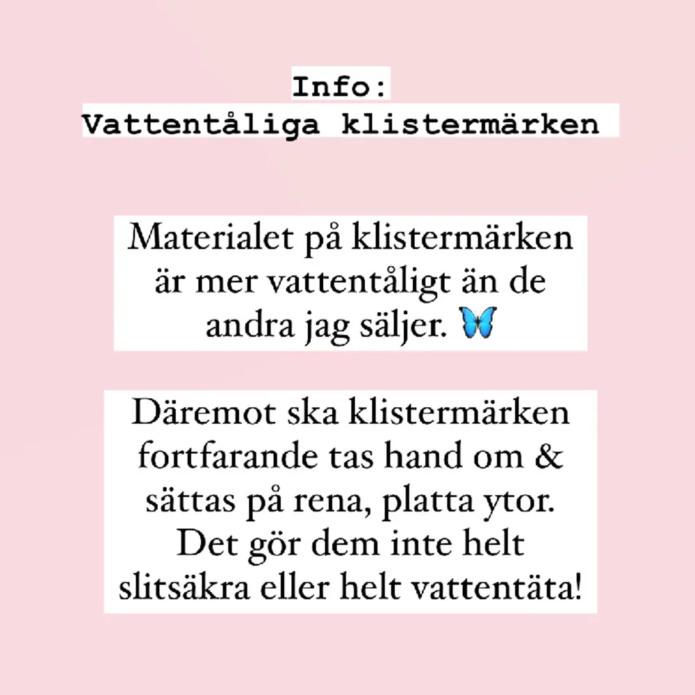 Vattentåliga klistermärken i kärleks designer gjorda av lovelyhomecraft! 🩷🎀 Ca 2-4 cm stora. 8 kr/styck, mängdrabatt 5 st för 35, 10 st för 65 kr!  Frakt: 18 kronor (frimärke) 🩷. Övrigt.