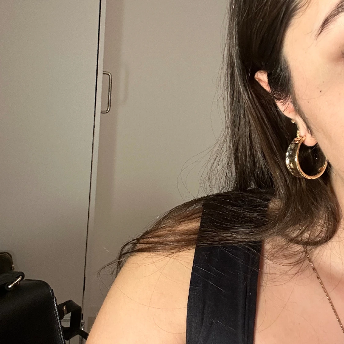 Guld örhängen hoops - 91