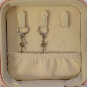 Silvriga Blixt örhängen - Silvriga örhängen med en blixt på var o en🍸🎀Köp nu för ett bra pris för 55kr😚🛍️   