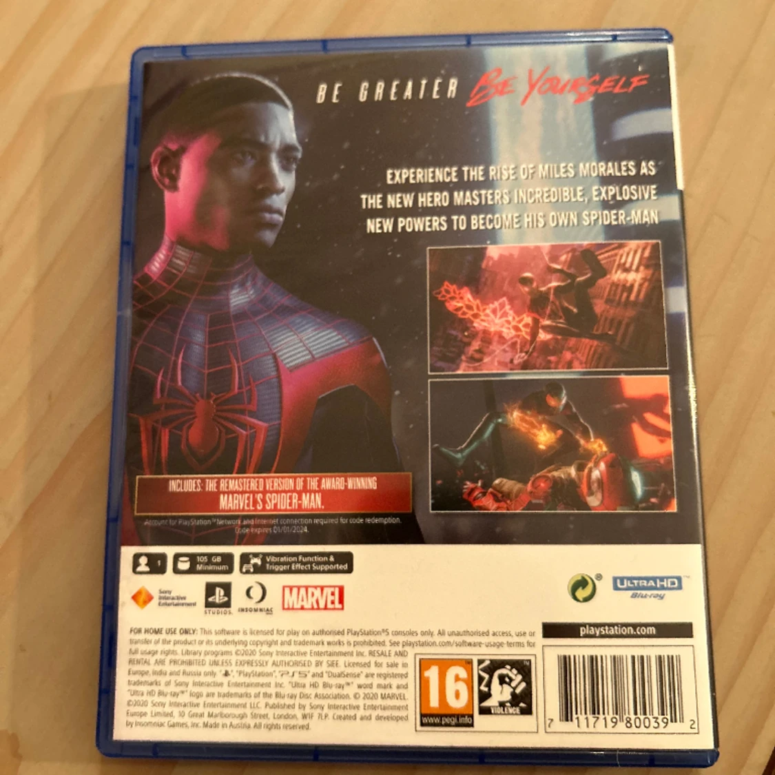 Spiderman miles morales ps5 ultimate edition  - 91