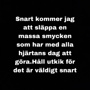 Släpps snart - KOLLA HIT KILLAR! Ni som har tjej och vill ge henne en present eller en tjejkompis eller lillasyster eller så.Här finns exakt det som ni letar efter.En perfekt present till alla hjärtans dag som dessutom har bra kvalitet och är så billig.Finns snart💕