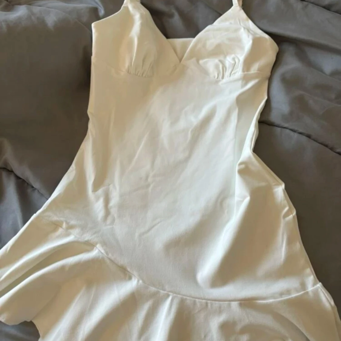 Vit sommarklänning  - 90