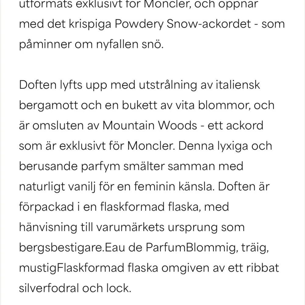 Säljer denna nästintill oanvända parfym från moncler🩷nypris 1085. Skönhet.