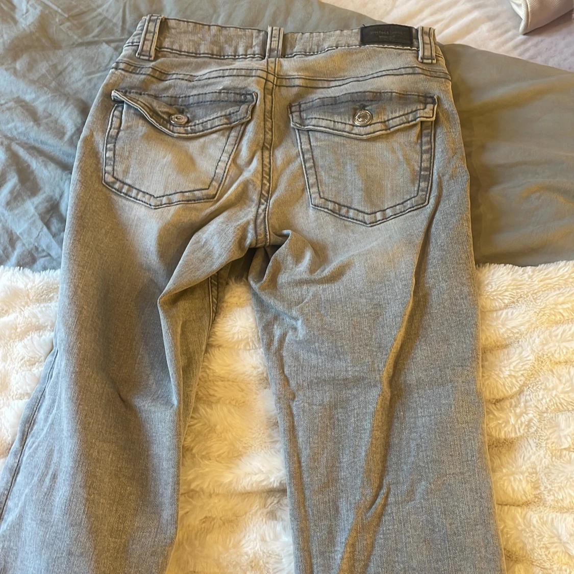 Grå Low butcut jeans - 90
