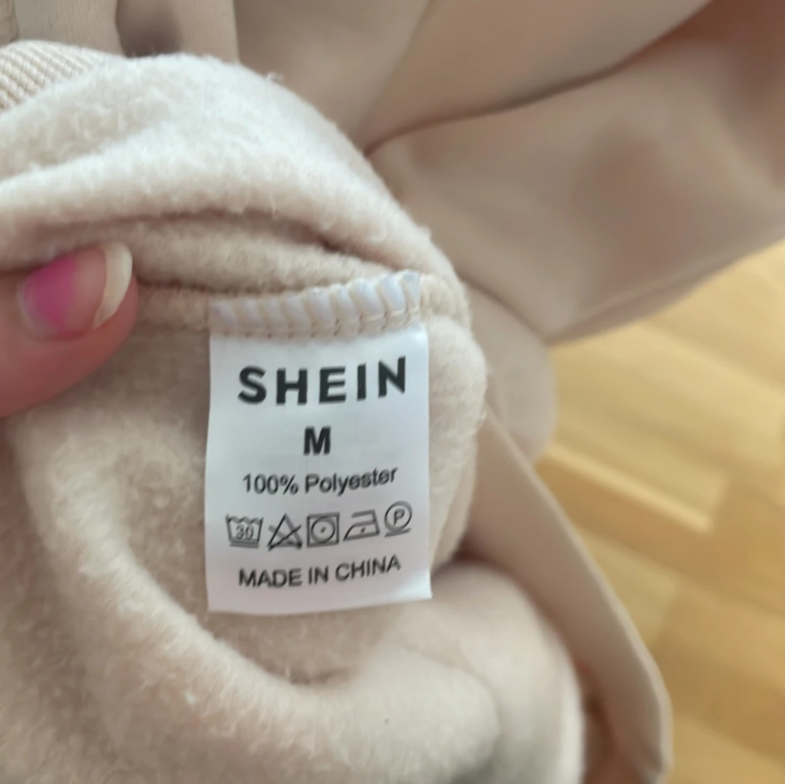 Beige hoodie från Shein - 92