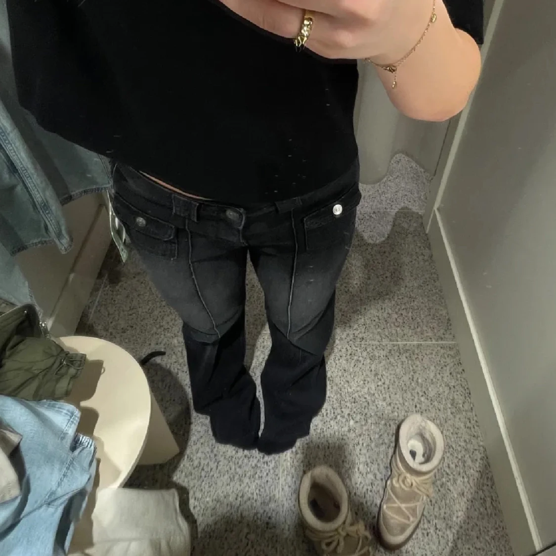 Lågmidjade Hm Jeans