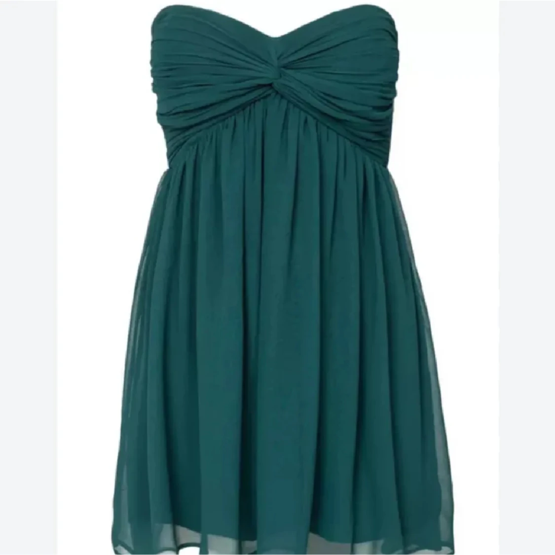 Mörkgrön klänning - 90