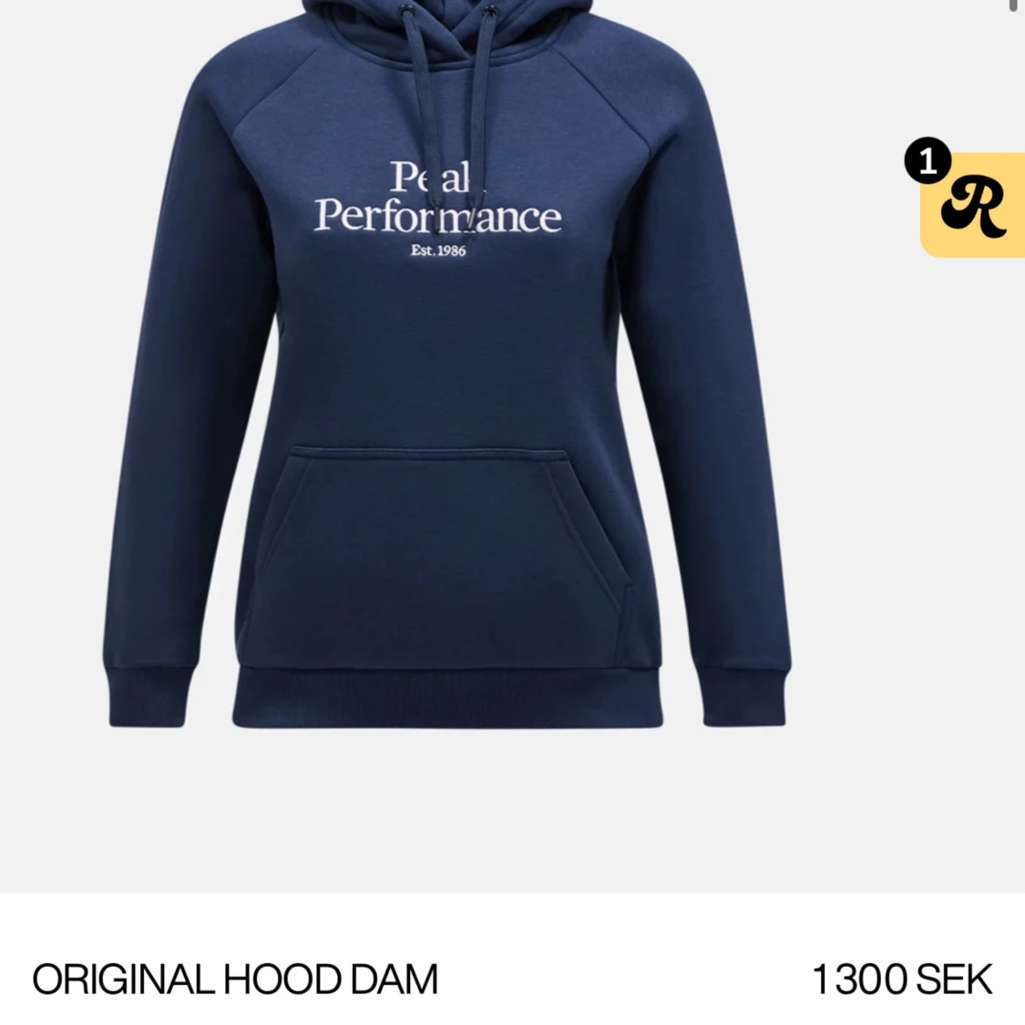 Peak performance hoodie  - 90
