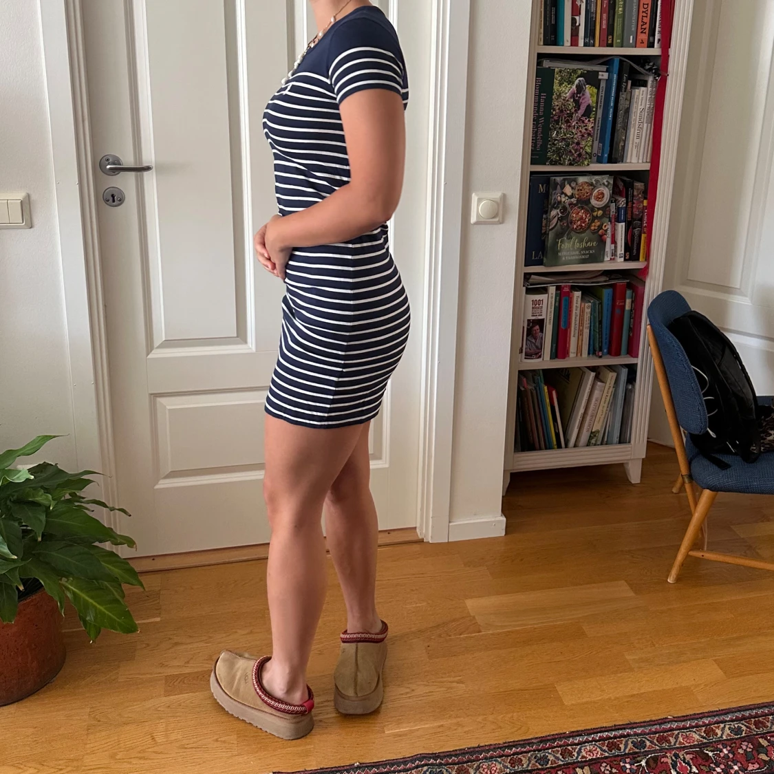 Randig t-shirt klänning Ralph Lauren - 90