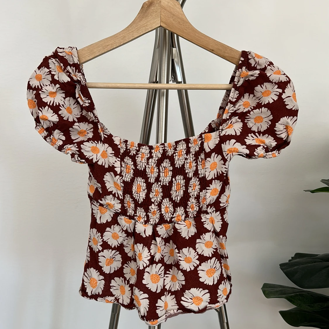 Blommig topp - 91
