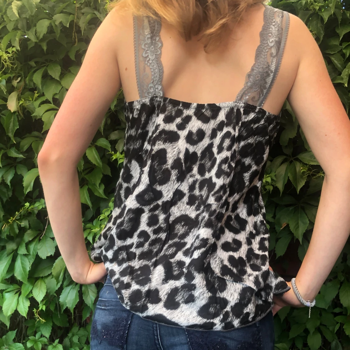 Leopardprint ”made in italy” linne med spets - 91