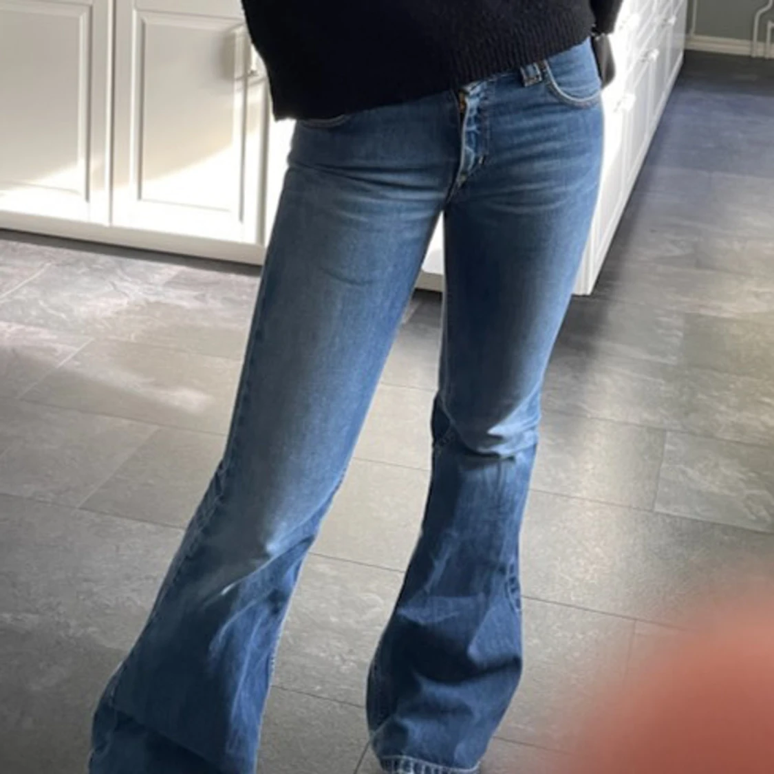 Vintage lågmidjade jeans  - 2