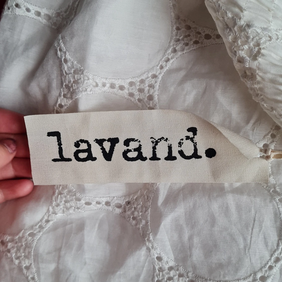 Gammal oanvänd vit klänning - 92