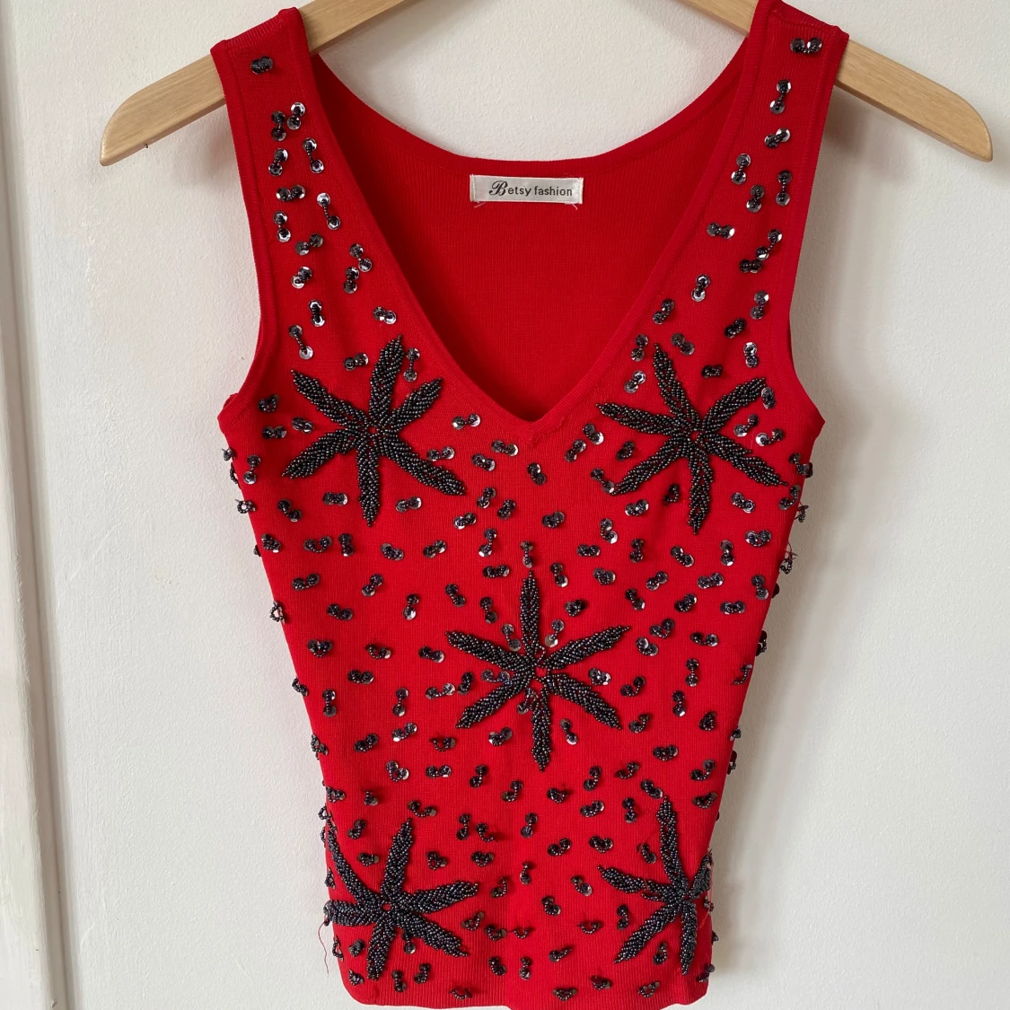 Röd topp från Betsy Fashion