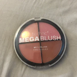 Technic mega blush Palett - Säljer en fin blushpalett från Technic i gott skick, använd endast 4 gånger. Locket är löst och går lätt att ta av. Vissa nyanser har lite glitter. Fler bilder kan skickas vid intresse.