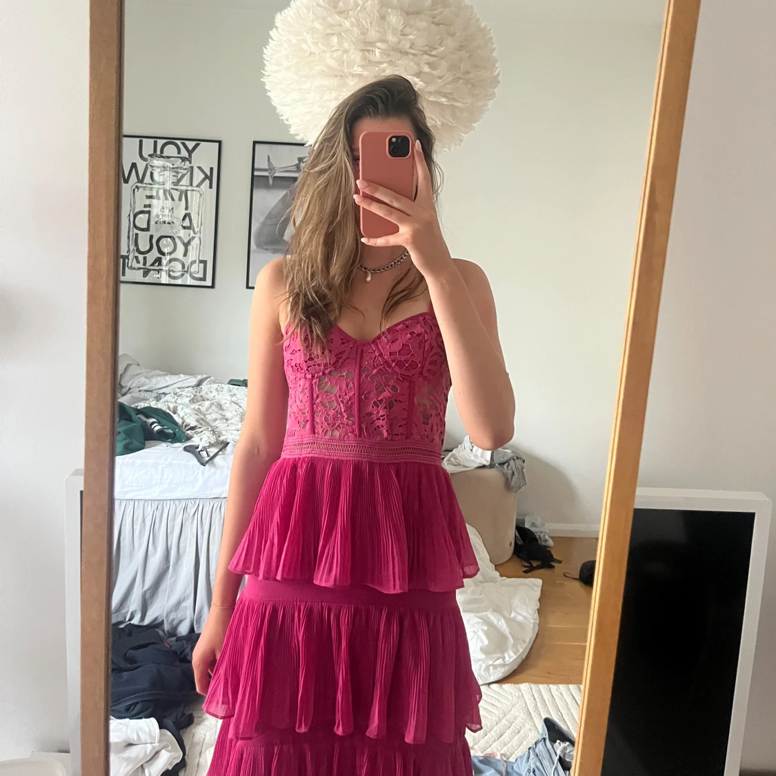 Superfin långklänning från booho - 91