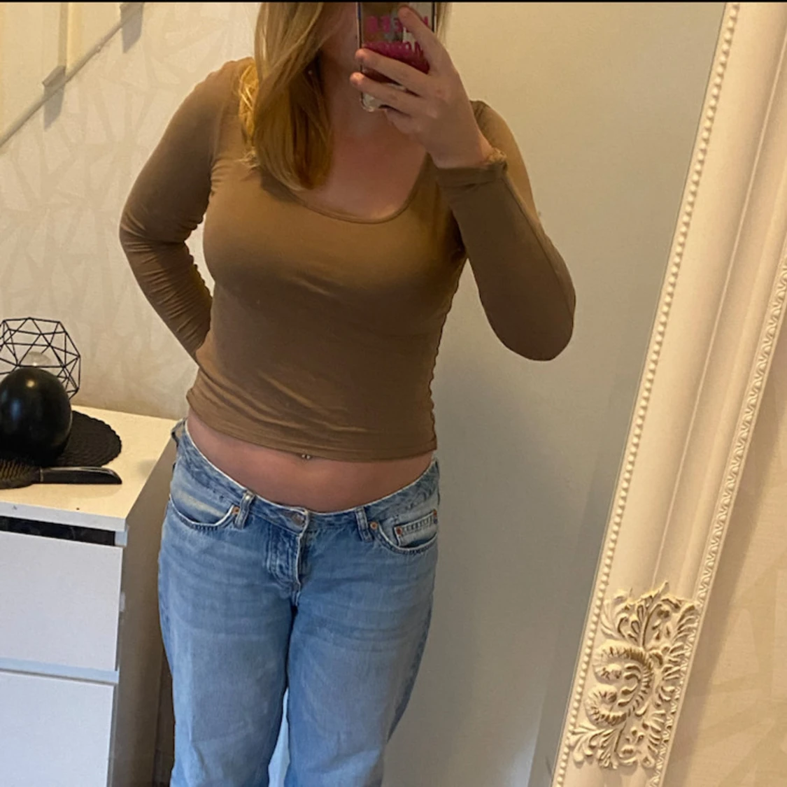 Vanlig långärmad topp